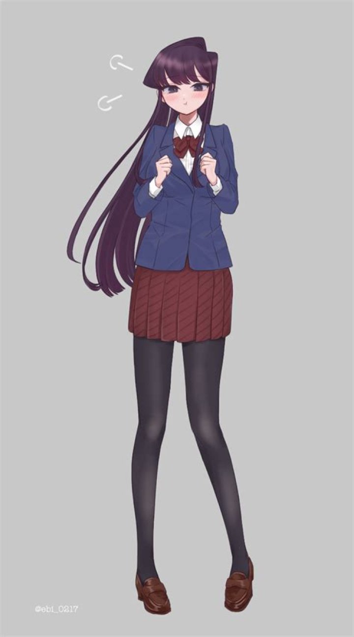 Komi-san Having Fun At The Cinema